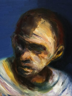 Male portrait #21, 40x50 cm oil on canvas