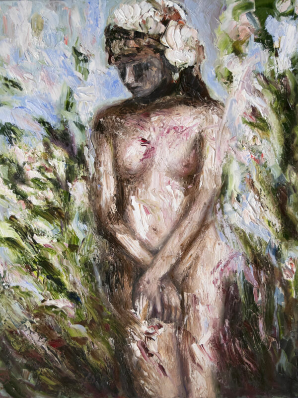 my spring muse_res Spring muse, 80x100cm oil on canvas